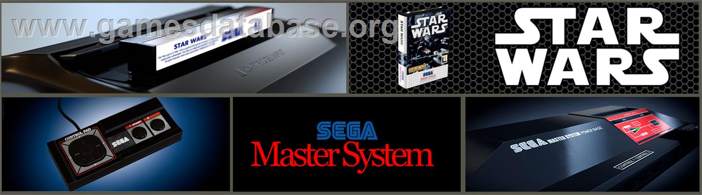 Star Wars - Sega Master System - Artwork - Marquee