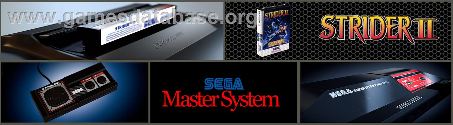 Strider 2 - Sega Master System - Artwork - Marquee