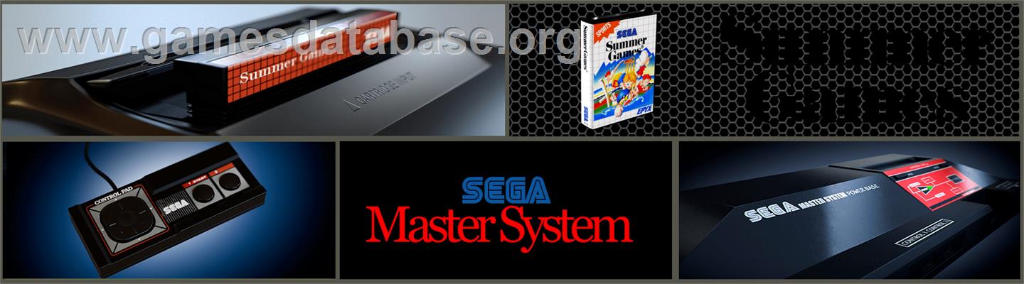 Summer Games - Sega Master System - Artwork - Marquee