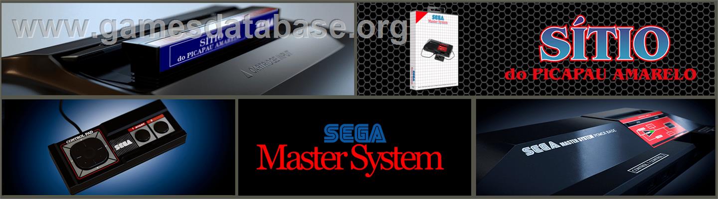 Sítio do Picapau Amarelo - Sega Master System - Artwork - Marquee
