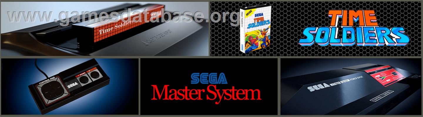 Time Soldiers - Sega Master System - Artwork - Marquee