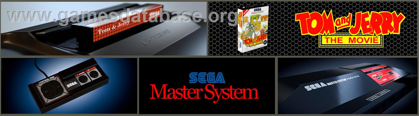 Tom And Jerry - The Movie - Sega Master System - Artwork - Marquee