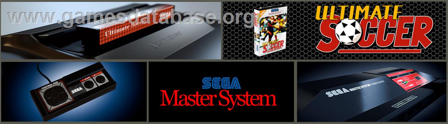 Ultimate Soccer - Sega Master System - Artwork - Marquee