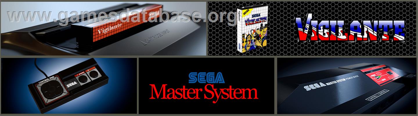 Vigilante - Sega Master System - Artwork - Marquee
