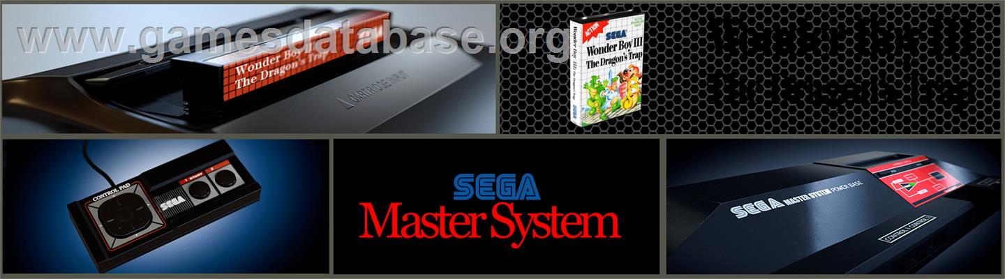 Wonder Boy III: The Dragon's Trap - Sega Master System - Artwork - Marquee