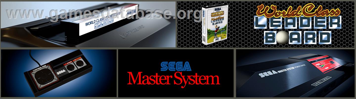 World Class Leaderboard - Sega Master System - Artwork - Marquee