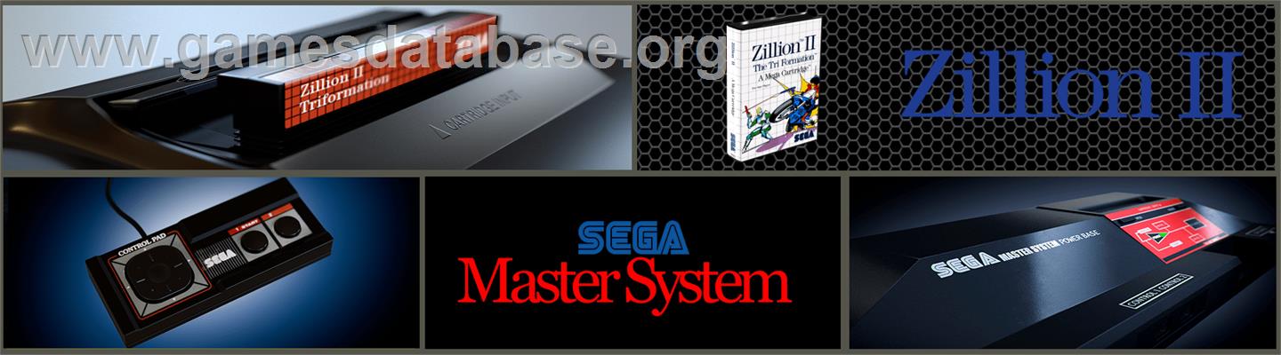 Zillion 2: Tri Formation - Sega Master System - Artwork - Marquee