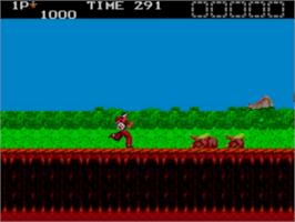 In game image of Argos No Juujiken on the Sega Master System.