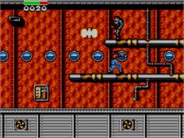 In game image of Dragon - The Bruce Lee Story on the Sega Master System.
