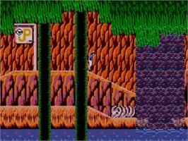 In game image of Jurassic Park on the Sega Master System.