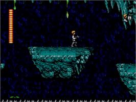 In game image of Star Wars on the Sega Master System.