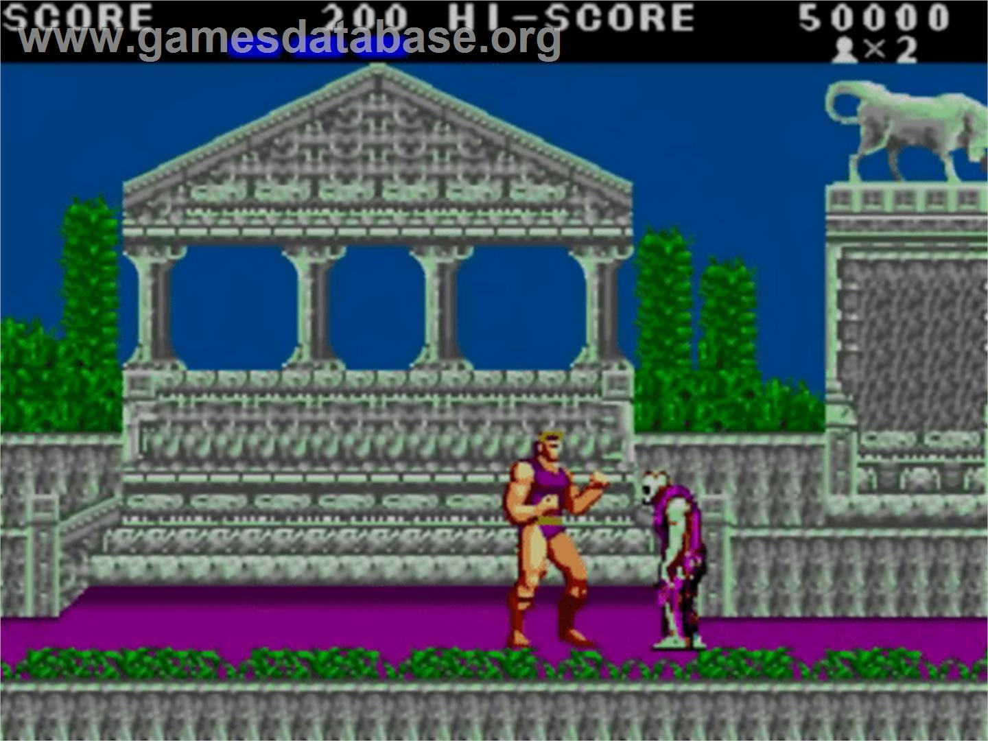Altered Beast - Sega Master System - Artwork - In Game
