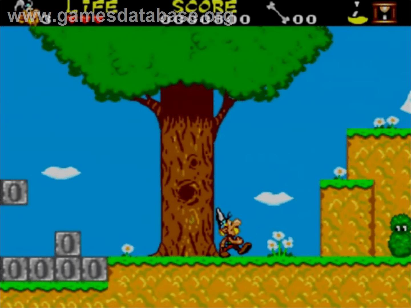 Astérix and the Secret Mission - Sega Master System - Artwork - In Game