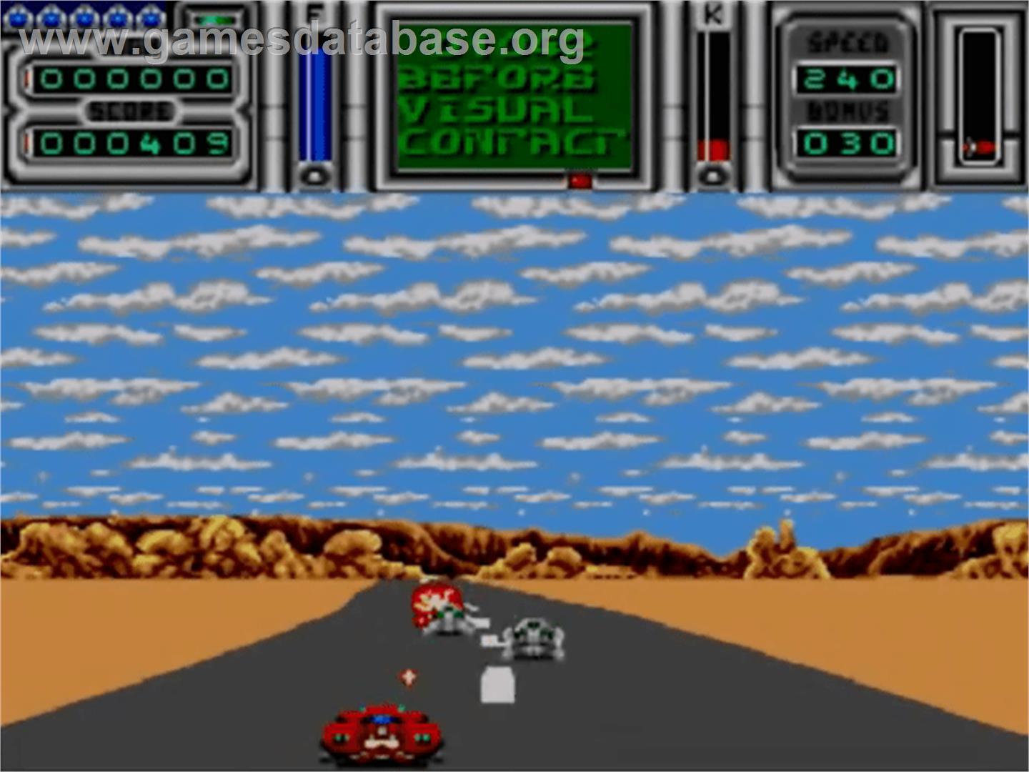 Fire and Forget 2: The Death Convoy - Sega Master System - Artwork - In Game
