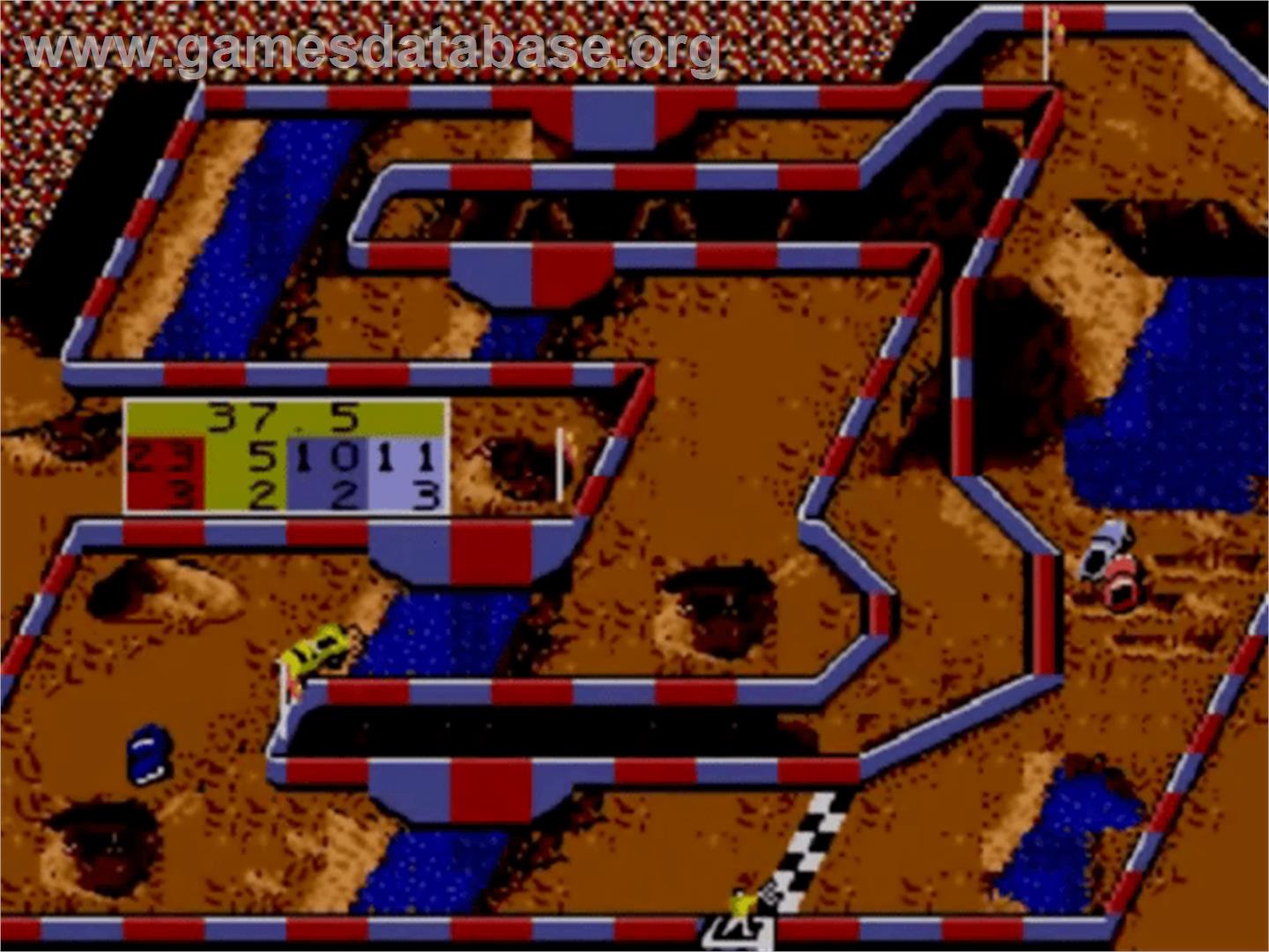 Ironman Ivan Stewart's Super Off-Road - Sega Master System - Artwork - In Game