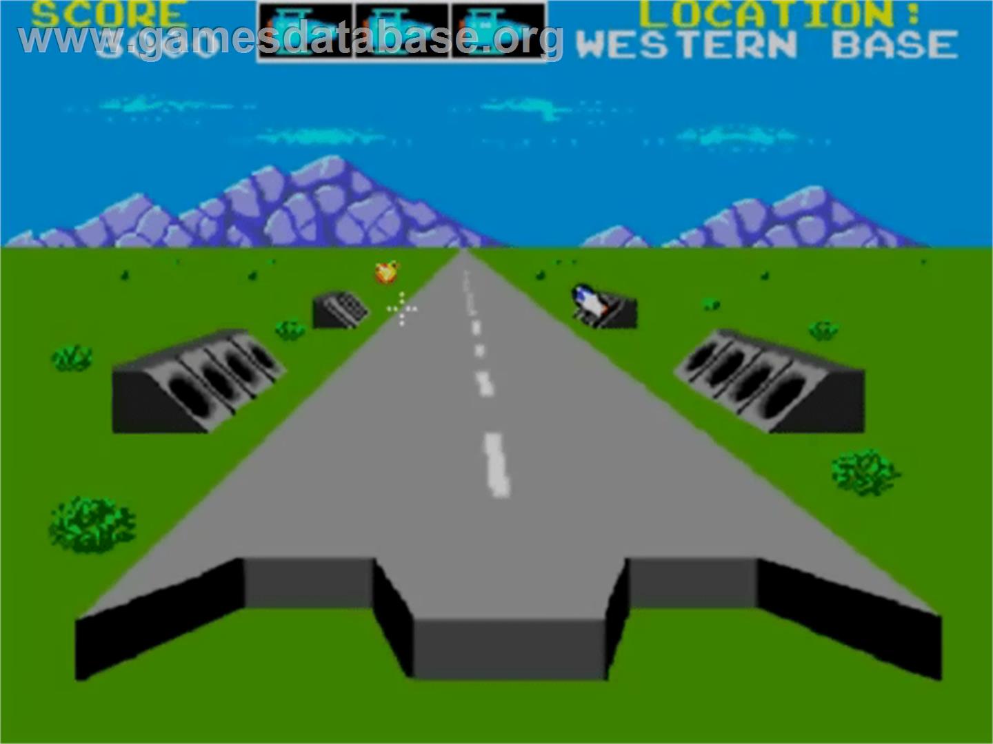 Missile Defense 3-D - Sega Master System - Artwork - In Game