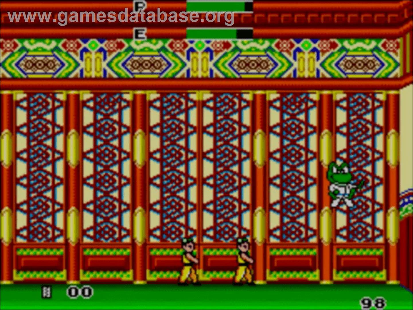 Sapo Xulé: O Mestre do Kung Fu - Sega Master System - Artwork - In Game