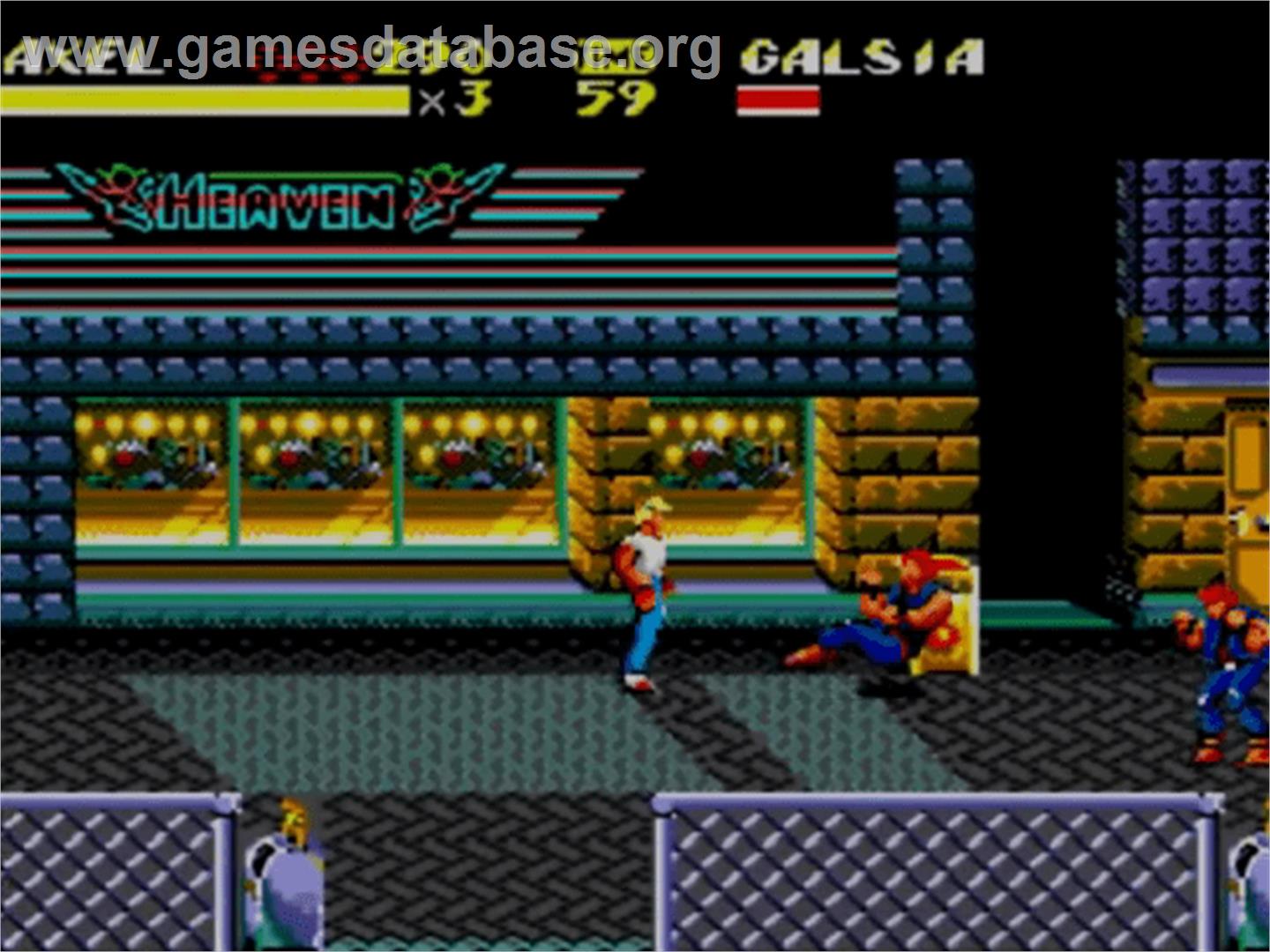 Streets Of Rage 2 - Sega Master System - Artwork - In Game