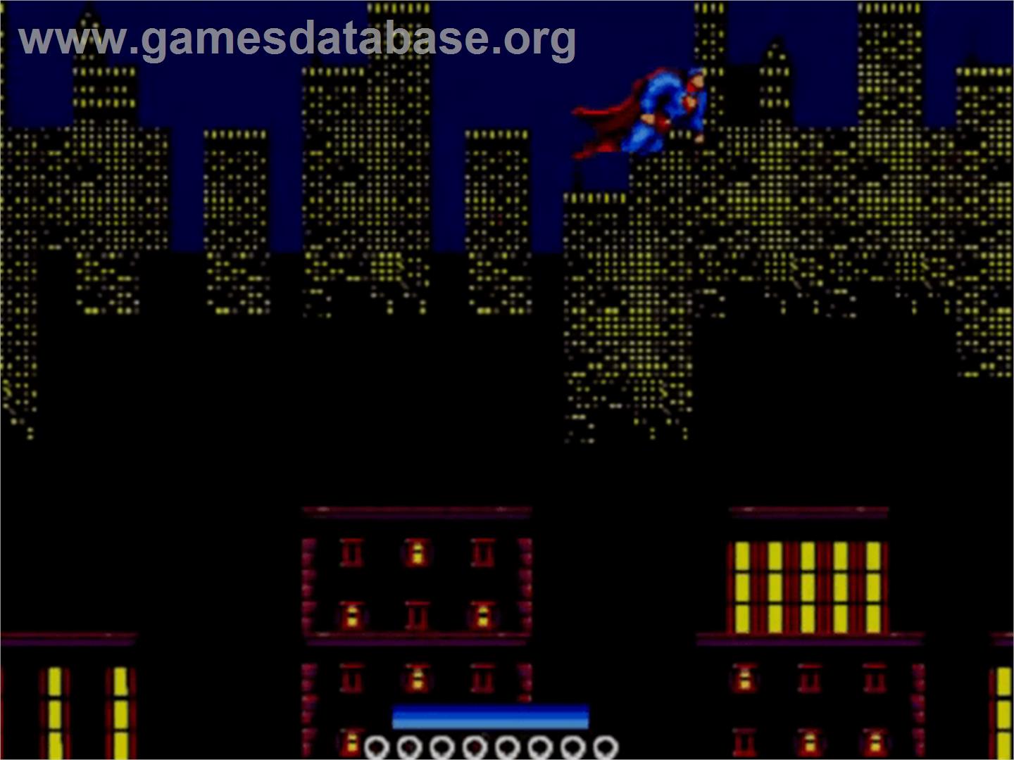 Superman - The Man Of Steel - Sega Master System - Artwork - In Game