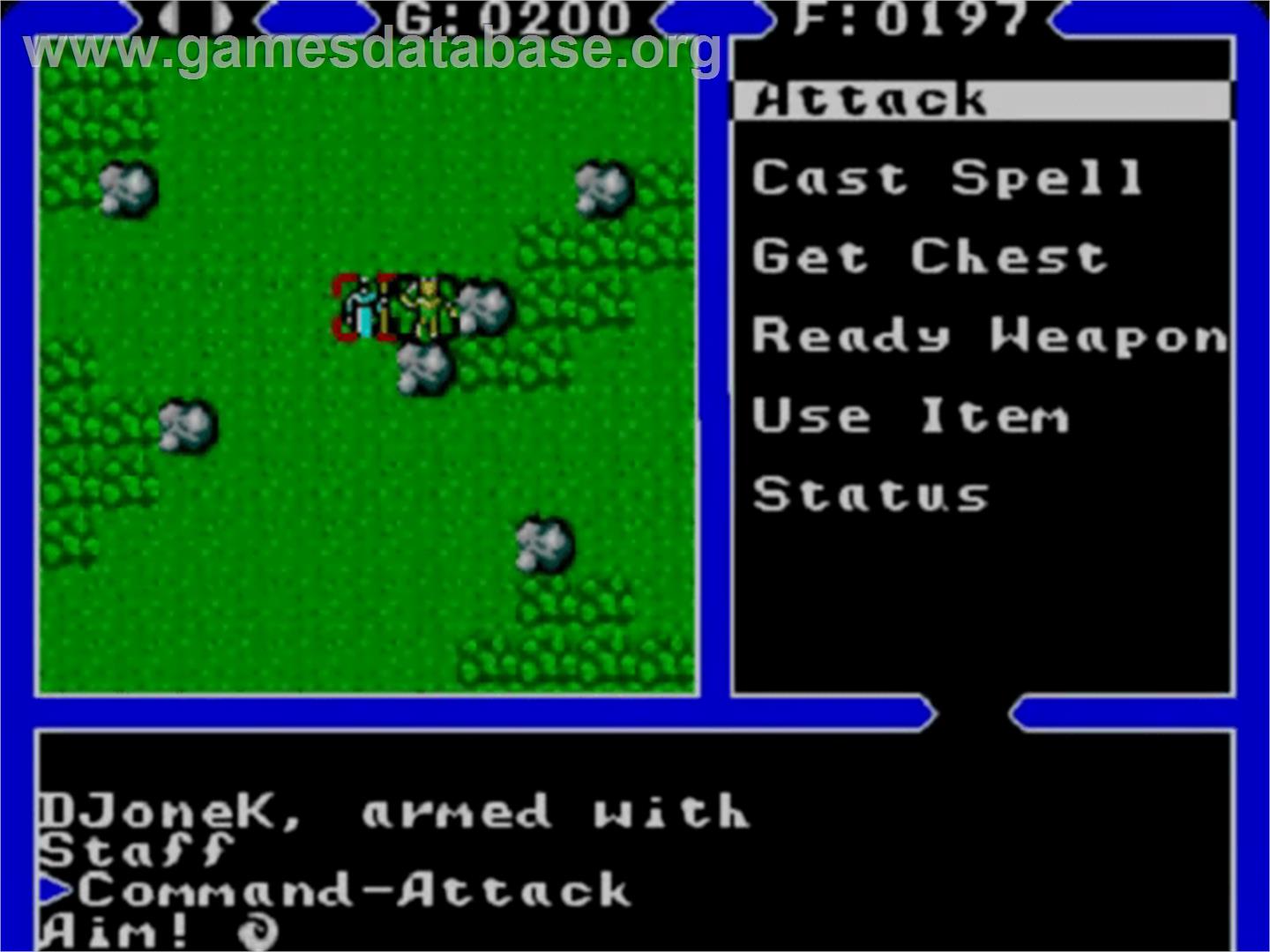 Ultima 4 - Quest Of The Avatar - Sega Master System - Artwork - In Game
