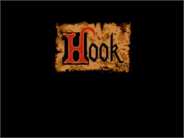 Title screen of Hook on the Sega Master System.