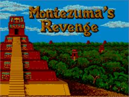 Title screen of Montezuma's Revenge on the Sega Master System.