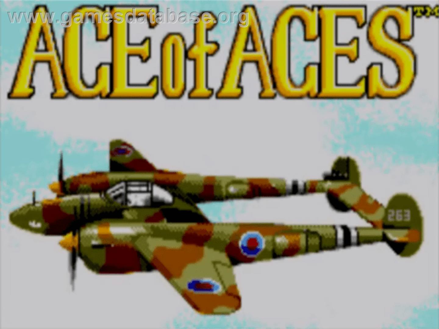 Ace of Aces - Sega Master System - Artwork - Title Screen