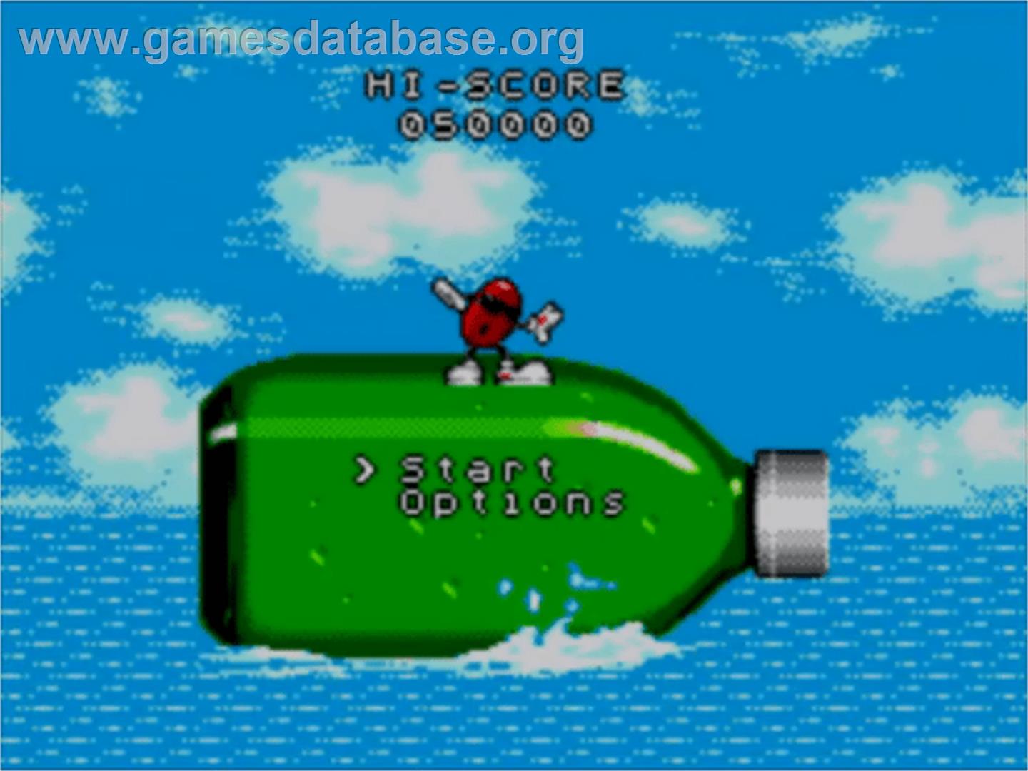 Cool Spot - Sega Master System - Artwork - Title Screen