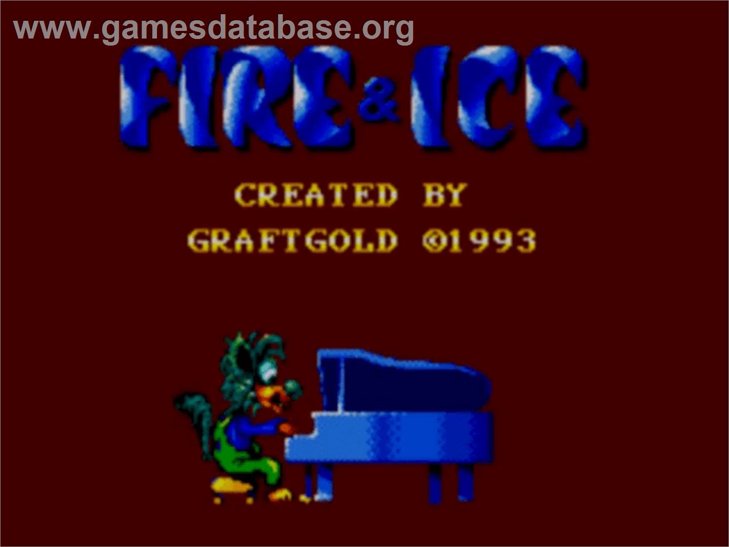 Fire And Ice - Sega Master System - Artwork - Title Screen