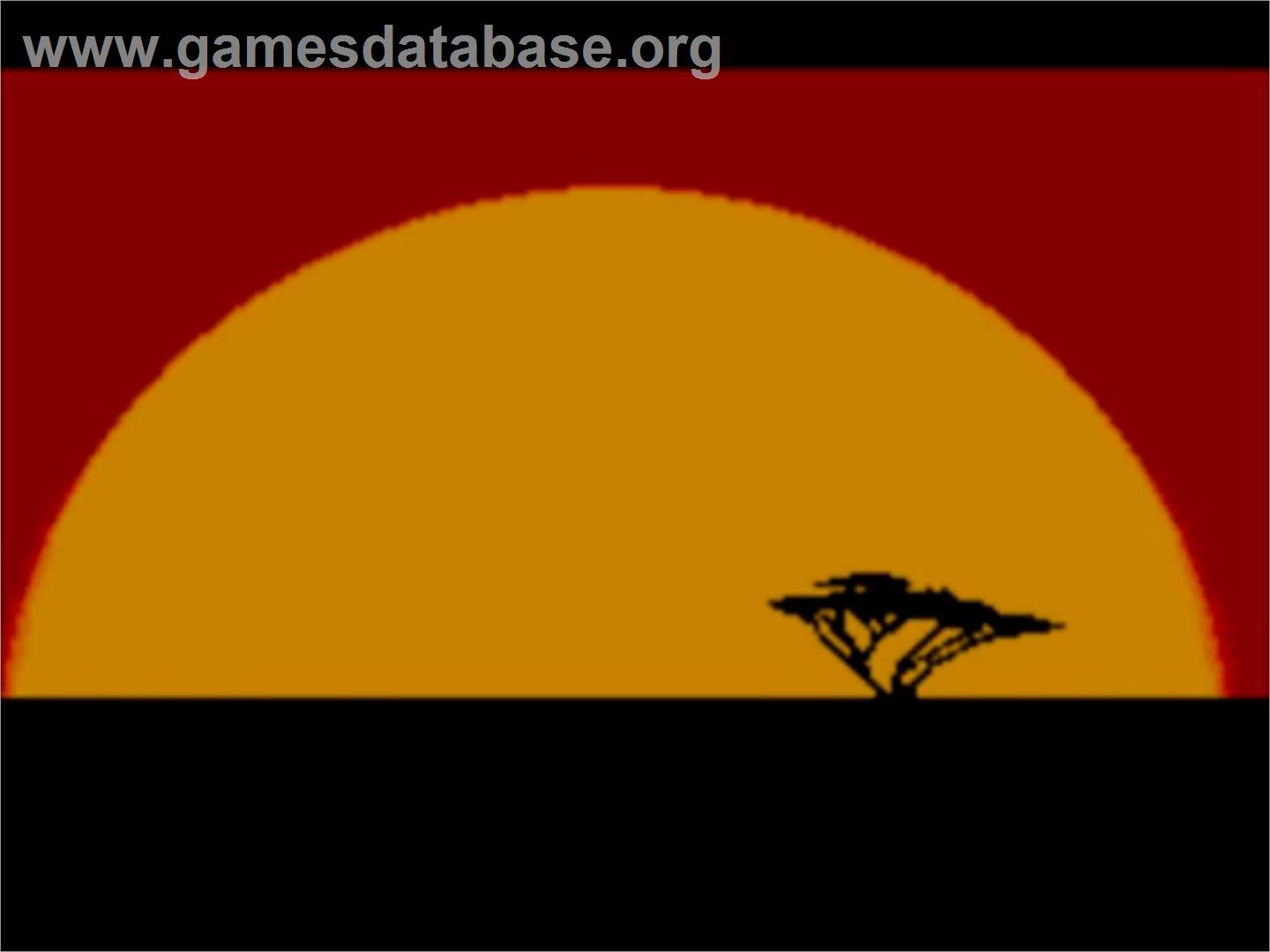 Lion King, The - Sega Master System - Artwork - Title Screen