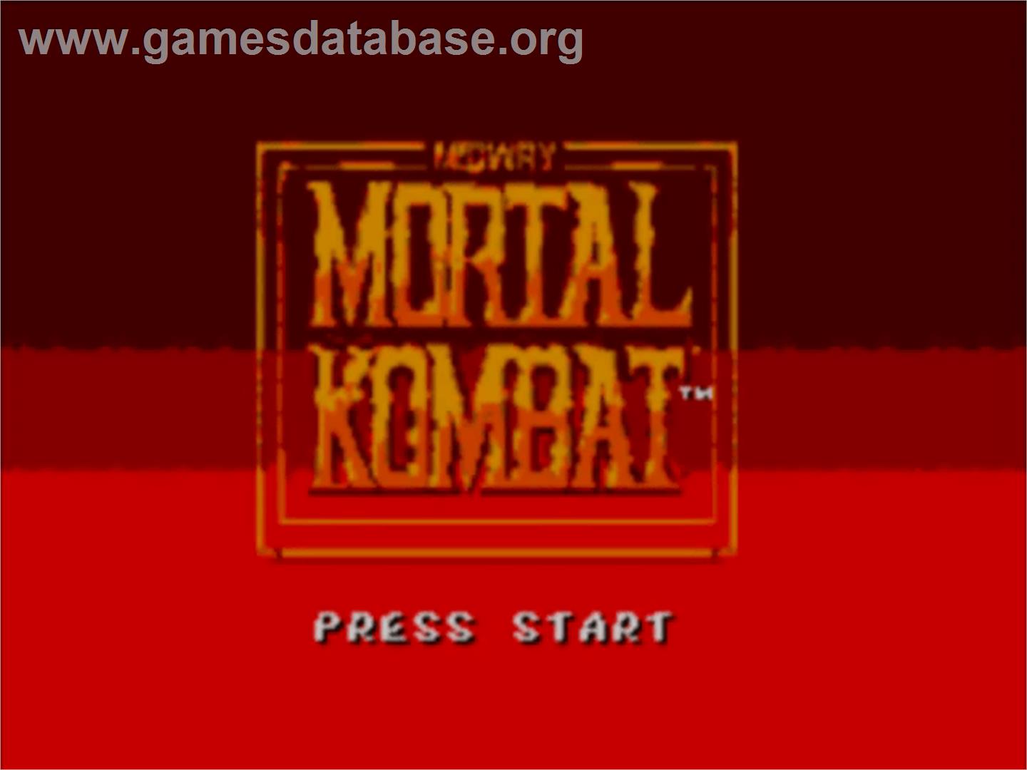 Mortal Kombat - Sega Master System - Artwork - Title Screen