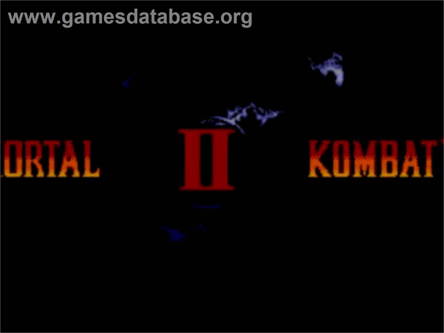 Mortal Kombat II - Sega Master System - Artwork - Title Screen