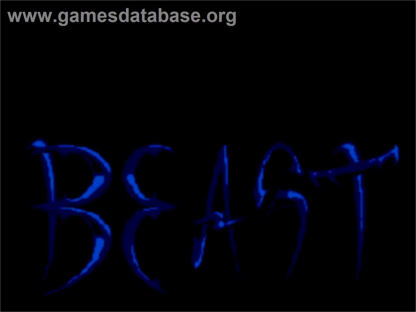 Shadow Of The Beast - Sega Master System - Artwork - Title Screen