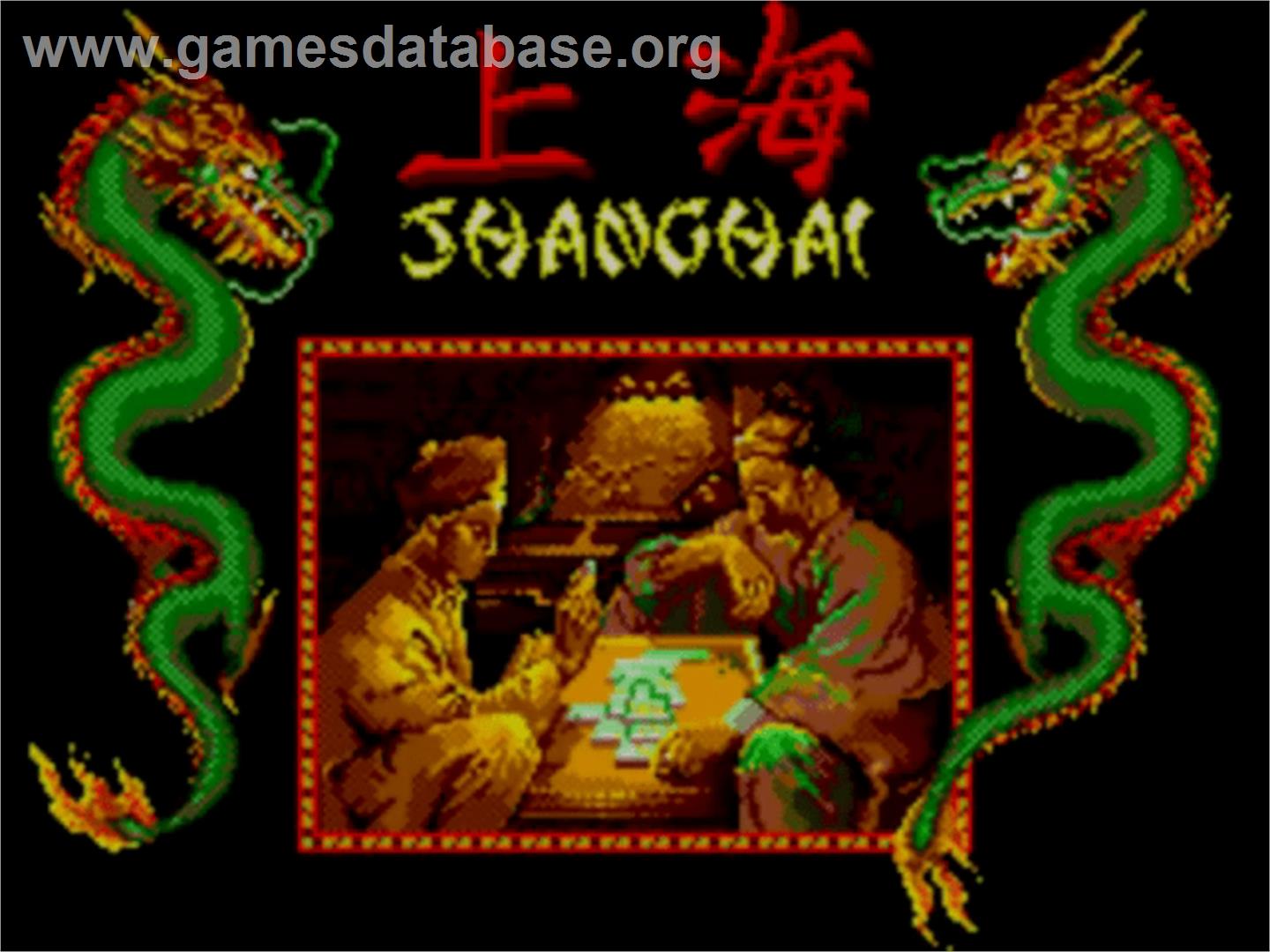 Shanghai - Sega Master System - Artwork - Title Screen