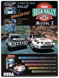 Advert for SEGA Rally Championship on the Microsoft Windows.