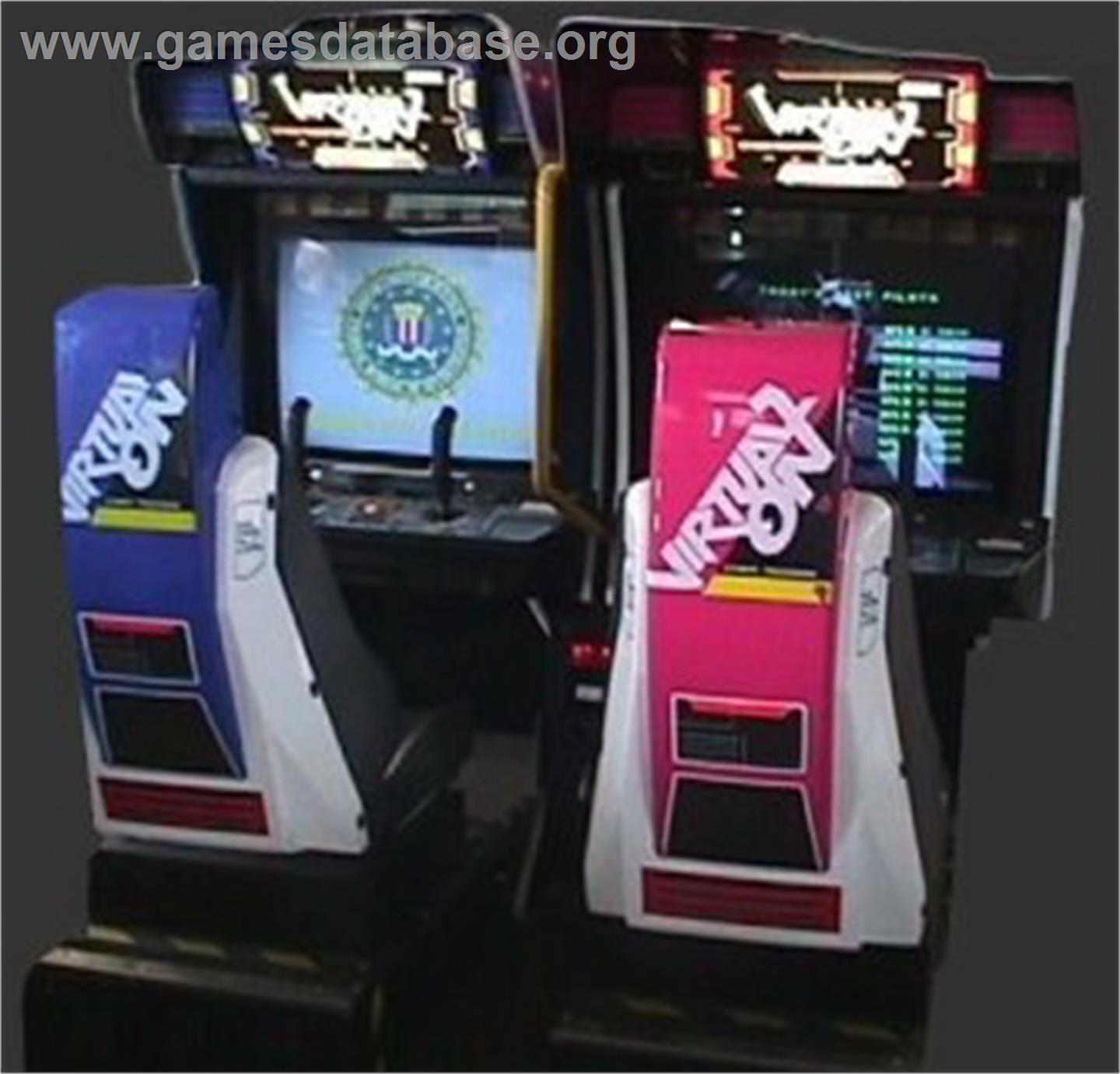 Cyber Troopers Virtual-on - Sega Model 2 - Artwork - Cabinet