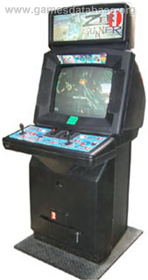 Zero Gunner - Sega Model 2 - Artwork - Cabinet