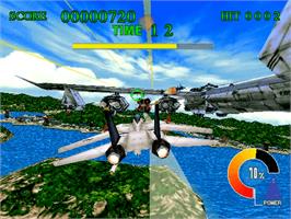 In game image of Sky Target on the Sega Model 2.