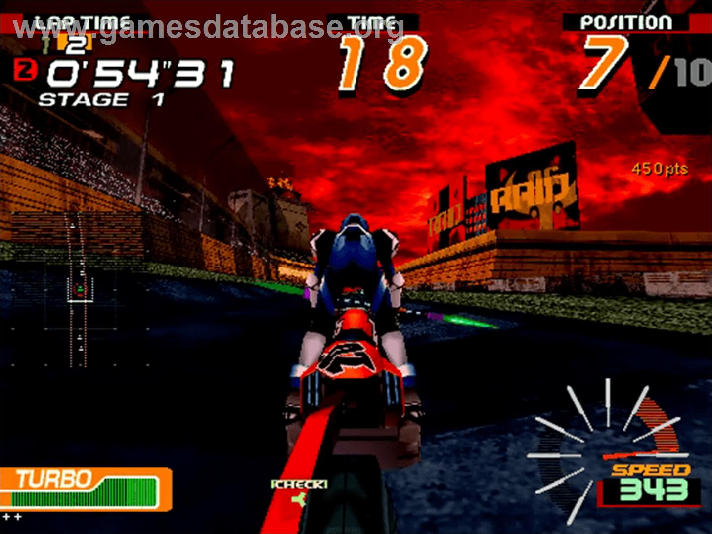 Motor Raid - Sega Model 2 - Artwork - In Game