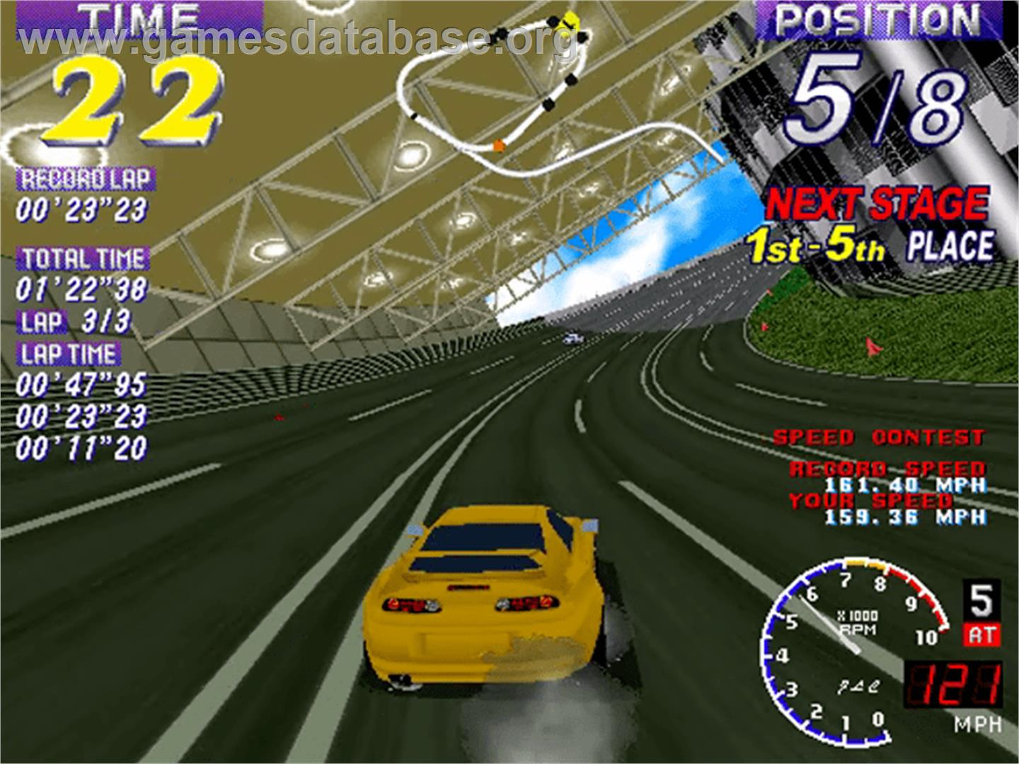 Over Rev - Sega Model 2 - Artwork - In Game
