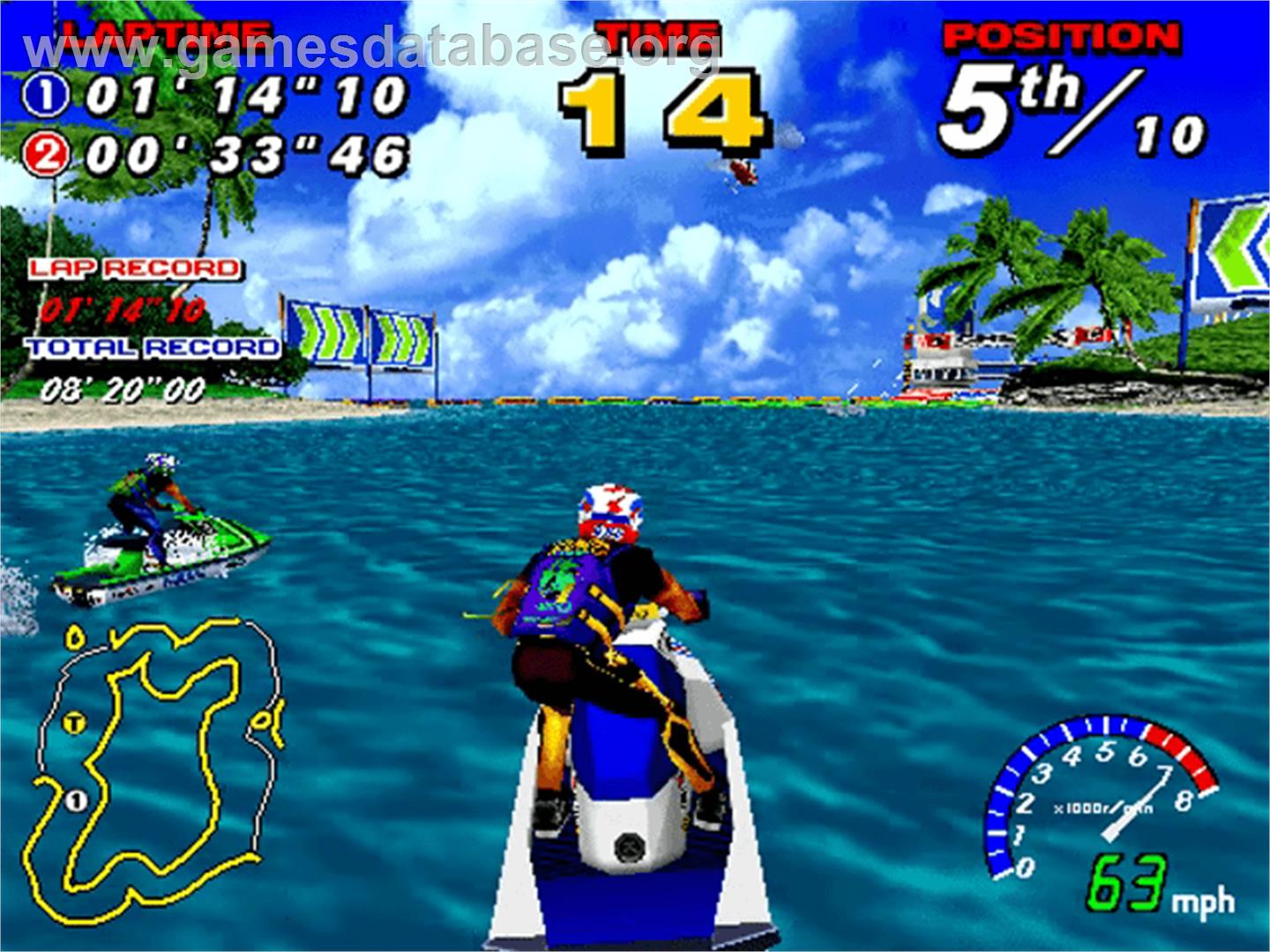 Wave Runner - Sega Model 2 - Artwork - In Game