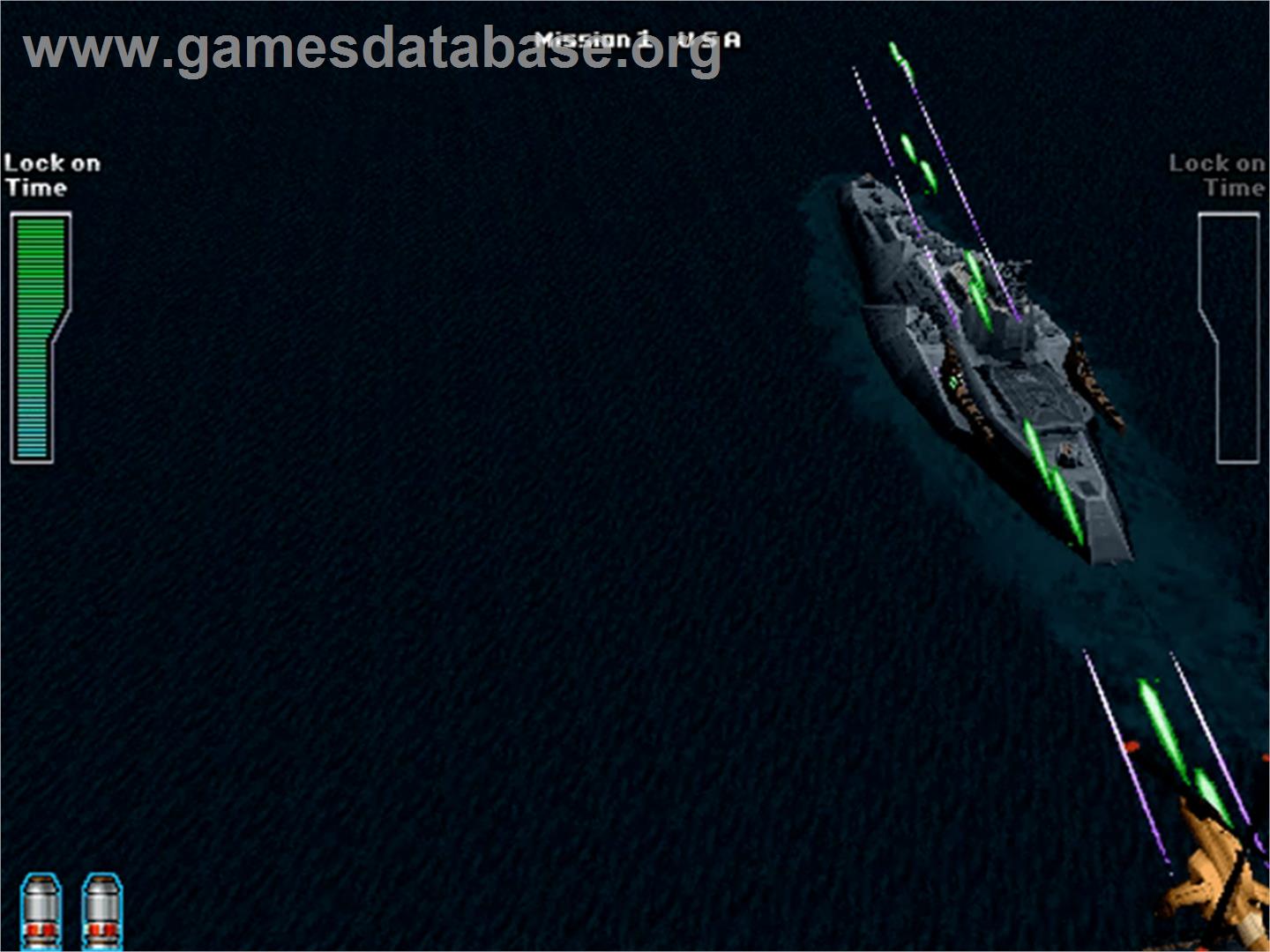 Zero Gunner - Sega Model 2 - Artwork - In Game
