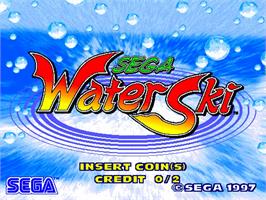 Title screen of Sega Water Ski on the Sega Model 2.