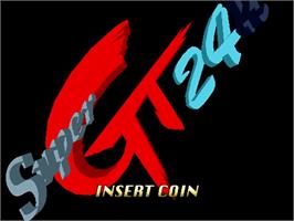 Title screen of Super GT 24h on the Sega Model 2.