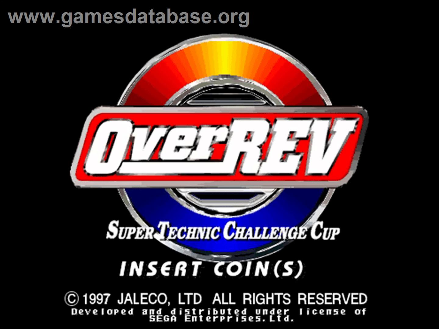 Over Rev - Sega Model 2 - Artwork - Title Screen