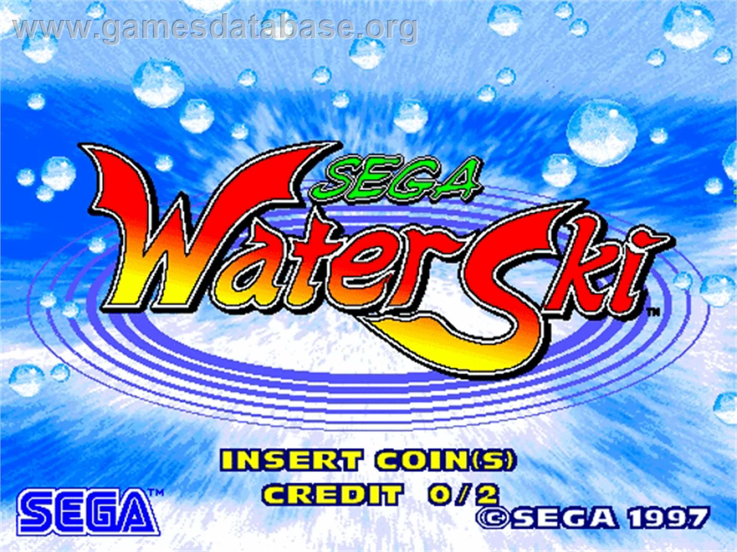 Sega Water Ski - Sega Model 2 - Artwork - Title Screen