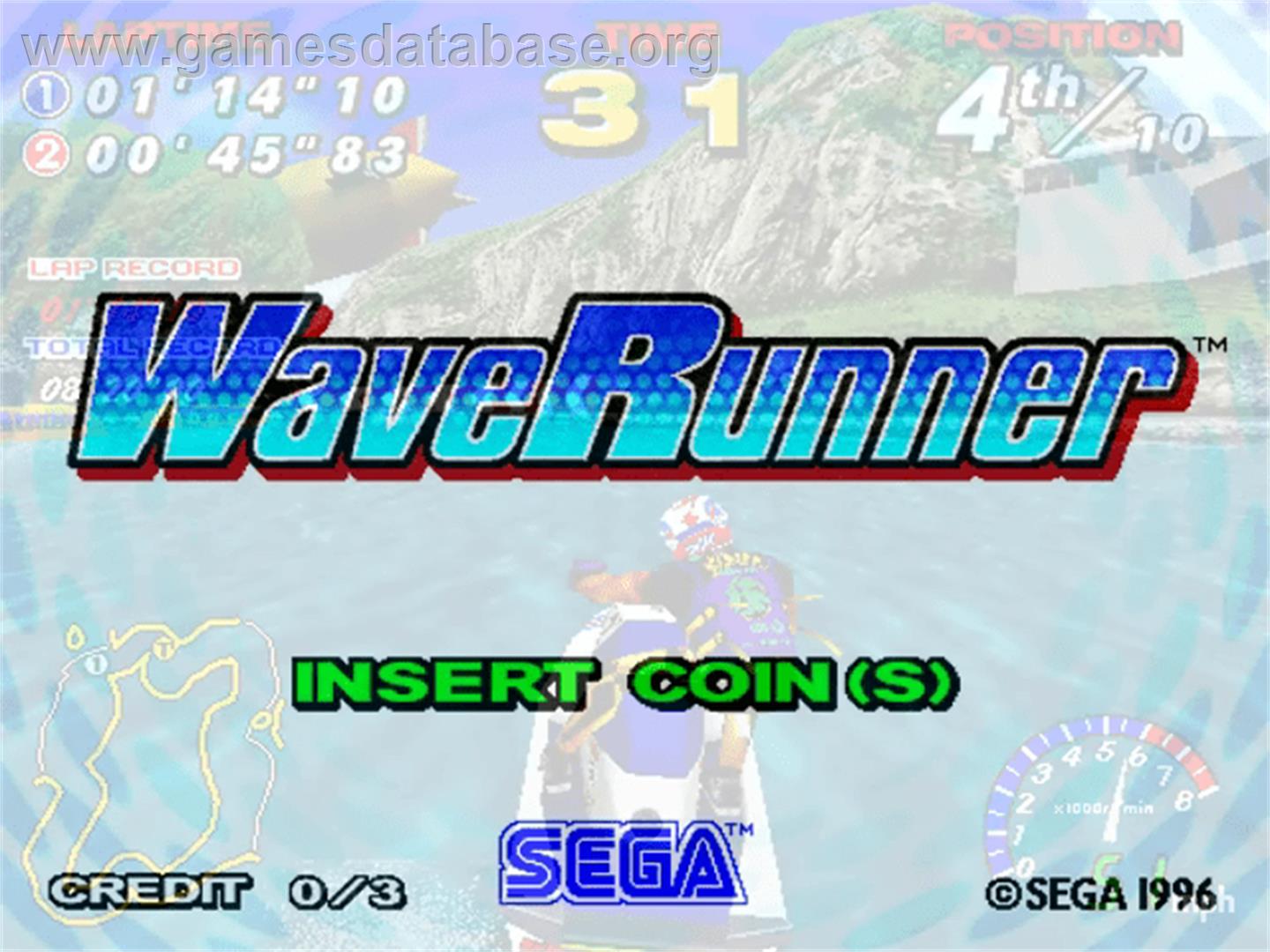 Wave Runner - Sega Model 2 - Artwork - Title Screen