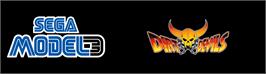 Arcade Cabinet Marquee for Dirt Devils.