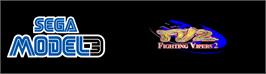 Arcade Cabinet Marquee for Fighting Vipers 2.