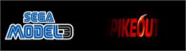 Arcade Cabinet Marquee for Spikeout - Digital Battle Online.